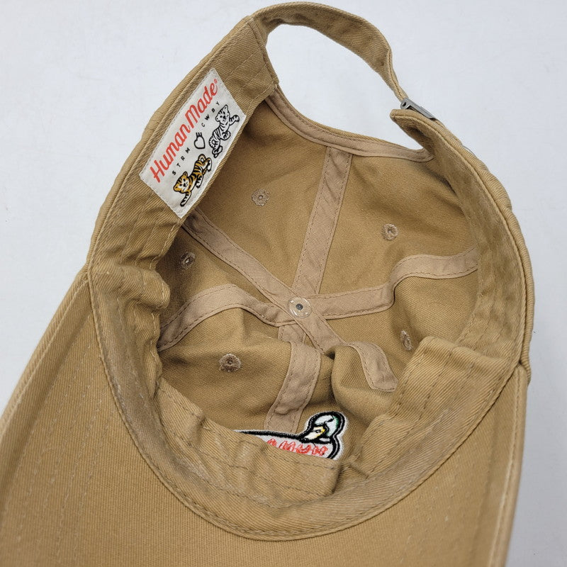 【中古品】【メンズ/レディース】 HUMAN MADE ヒューマンメード DUCK 6-PANEL CAP ダック 6パネル キャップ 帽子 185-261011-as-12-izu サイズ：F カラー：ベージュ系 万代Net店