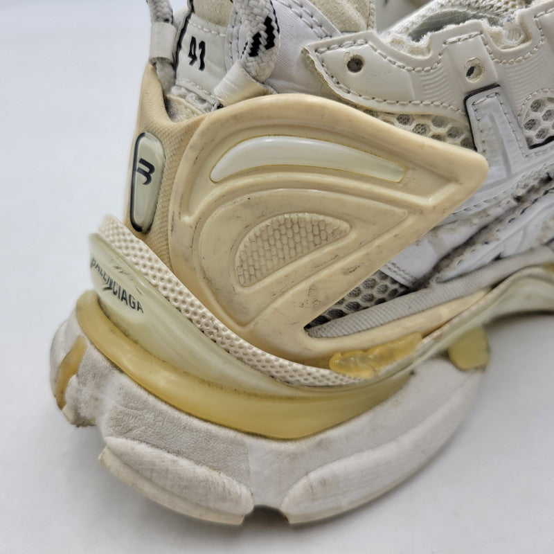 【現状渡し品】【メンズ】 BALENCIAGA バレンシアガ RUNNER 656065 RUNNER ランナー スニーカー シューズ 靴 183-261004-as-09-izu サイズ：27cm カラー：WHITE 万代Net店