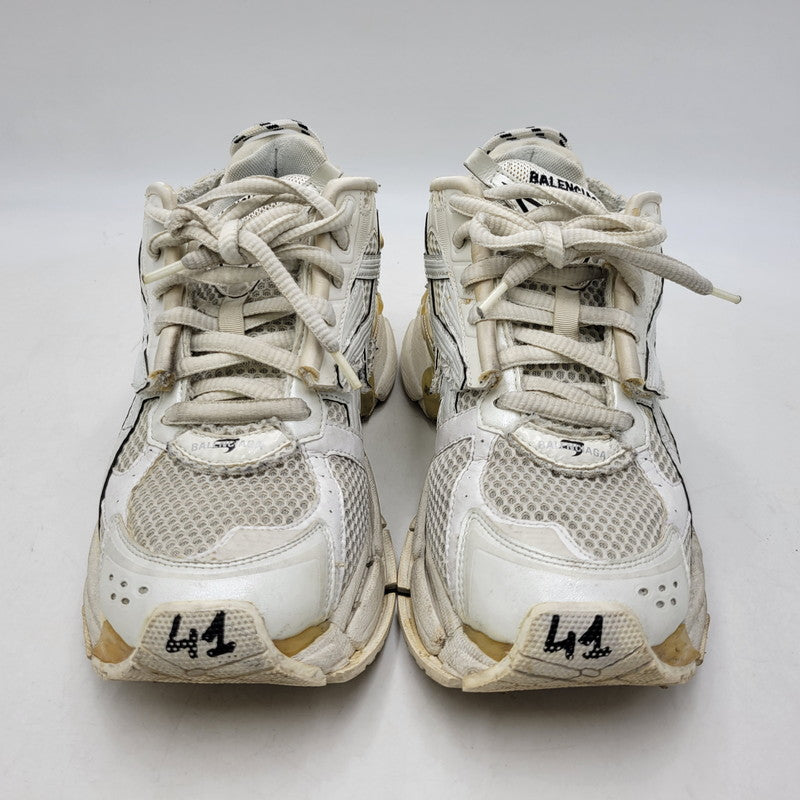 【現状渡し品】【メンズ】 BALENCIAGA バレンシアガ RUNNER 656065 RUNNER ランナー スニーカー シューズ 靴 183-261004-as-09-izu サイズ：27cm カラー：WHITE 万代Net店