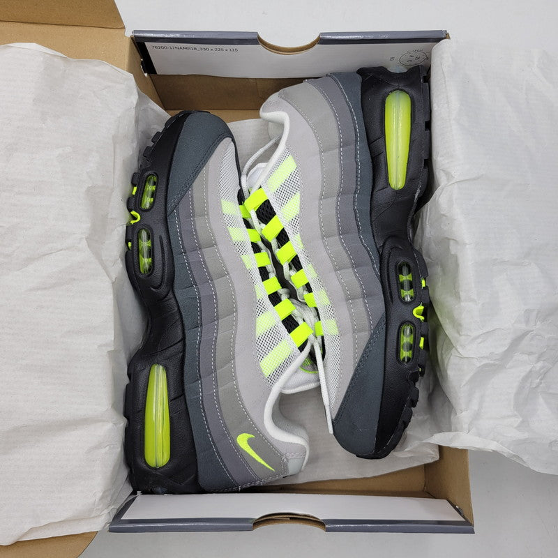 【中古品】【メンズ】 NIKE ナイキ AIR MAX 95 BIG BUBBLE HM4740-001 エア マックス 95 ビッグバブル スニーカー 靴 160-261004-as-06-izu サイズ：28cm カラー：BLACK/NEON YELLOW-COOL GREY 万代Net店