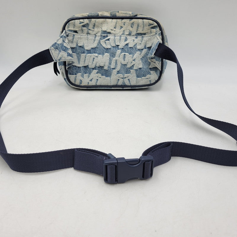 【中古品】【メンズ/レディース】 SUPREME シュプリーム 22SS FAT TIP JACQUARD DENIM WAIST BAG ファット チップ ジャガード デニム ウエスト バッグ カバン 鞄 188-261005-cs-13-izu カラー：インディゴ 万代Net店