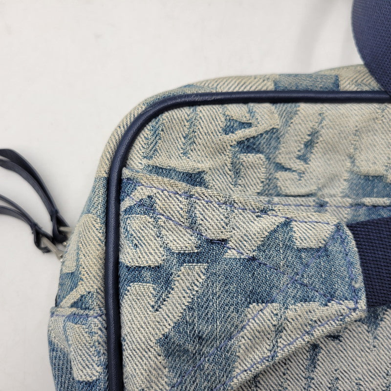 【中古品】【メンズ/レディース】 SUPREME シュプリーム 22SS FAT TIP JACQUARD DENIM WAIST BAG ファット チップ ジャガード デニム ウエスト バッグ カバン 鞄 188-261005-cs-13-izu カラー：インディゴ 万代Net店