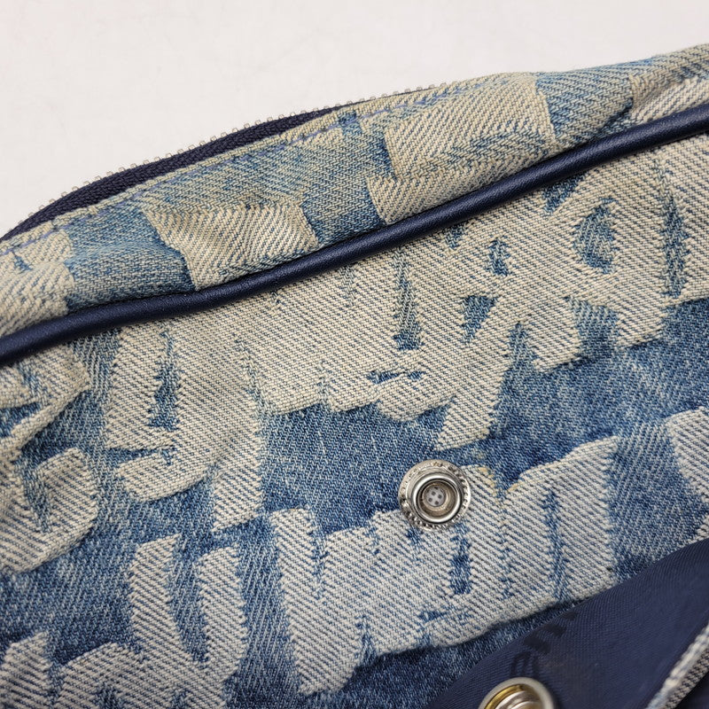 【中古品】【メンズ/レディース】 SUPREME シュプリーム 22SS FAT TIP JACQUARD DENIM WAIST BAG ファット チップ ジャガード デニム ウエスト バッグ カバン 鞄 188-261005-cs-13-izu カラー：インディゴ 万代Net店
