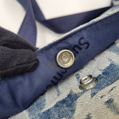 【中古品】【メンズ/レディース】 SUPREME シュプリーム 22SS FAT TIP JACQUARD DENIM WAIST BAG ファット チップ ジャガード デニム ウエスト バッグ カバン 鞄 188-261005-cs-13-izu カラー：インディゴ 万代Net店