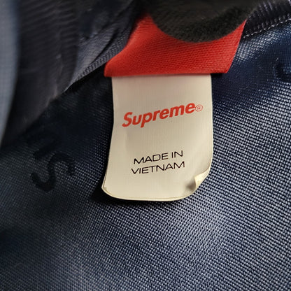 【中古品】【メンズ/レディース】 SUPREME シュプリーム 22SS FAT TIP JACQUARD DENIM WAIST BAG ファット チップ ジャガード デニム ウエスト バッグ カバン 鞄 188-261005-cs-13-izu カラー：インディゴ 万代Net店
