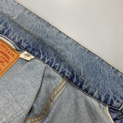 【中古品】【メンズ】 Levi's リーバイス × NIKE ナイキ DENIM TRUCKER JACKET 002TM-0000 デニムトラッカージャケット 142-261003-as-06-izu サイズ：L カラー：ライトインディゴ 万代Net店