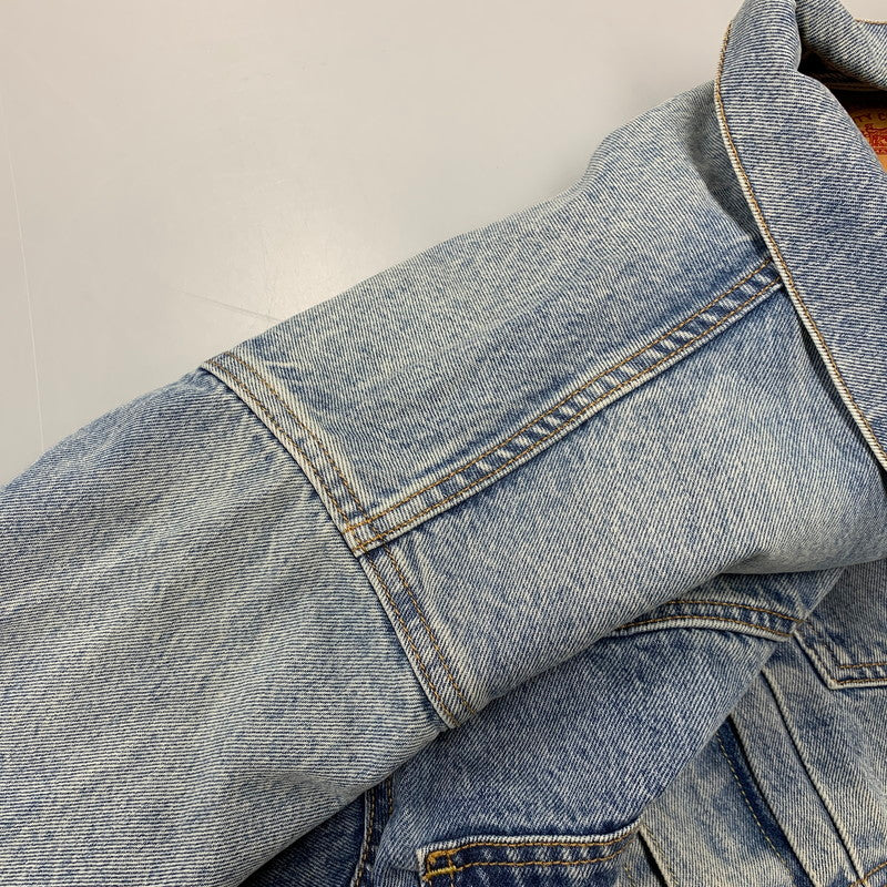 【中古品】【メンズ】 Levi's リーバイス × NIKE ナイキ DENIM TRUCKER JACKET 002TM-0000 デニムトラッカージャケット 142-261003-as-06-izu サイズ：L カラー：ライトインディゴ 万代Net店