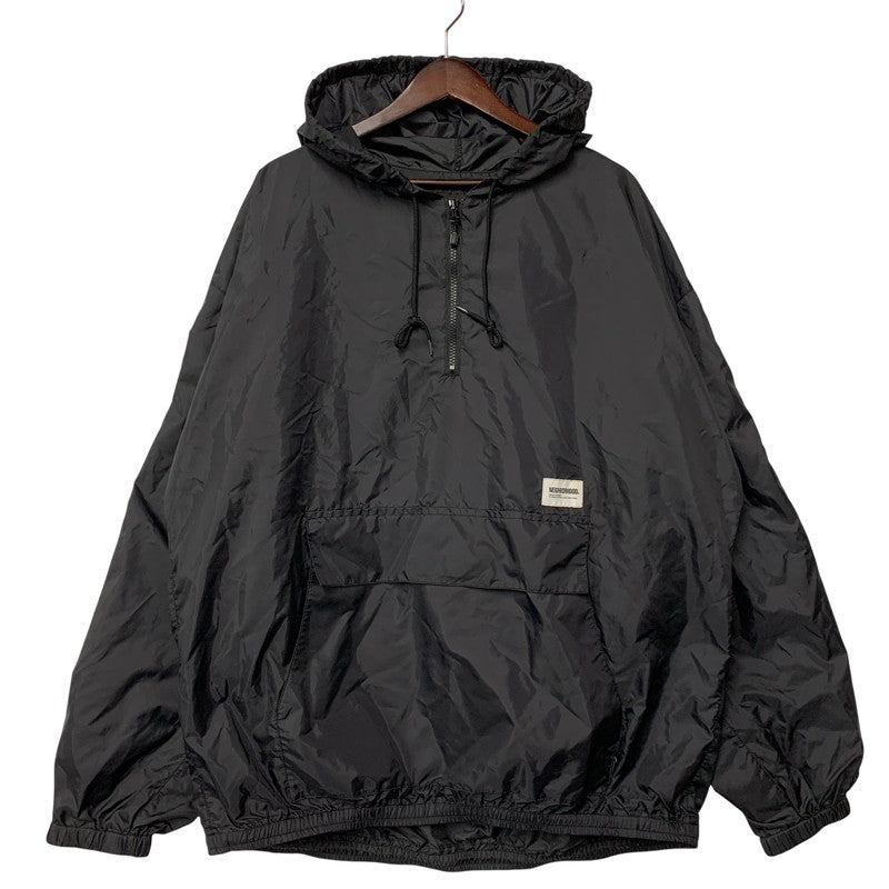 【中古品】【メンズ】 NEIGHBORHOOD ネイバーフッド ANORAK JACKET 232TSNH-JKM09 アノラック ジャケット 142-261003-as-07-izu サイズ：XL カラー：ブラック 万代Net店