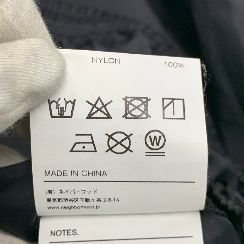 【中古品】【メンズ】 NEIGHBORHOOD ネイバーフッド ANORAK JACKET 232TSNH-JKM09 アノラック ジャケット 142-261003-as-07-izu サイズ：XL カラー：ブラック 万代Net店