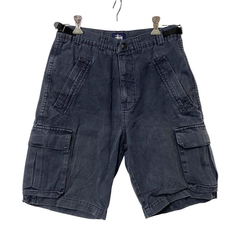 【中古品】【メンズ】 OLD STUSSY オールドステューシー 紺タグ CARGO SHORTS カーゴ ショーツ ハーフ パンツ 153-261009-sm-11-izu サイズ：30 カラー：ネイビー 万代Net店