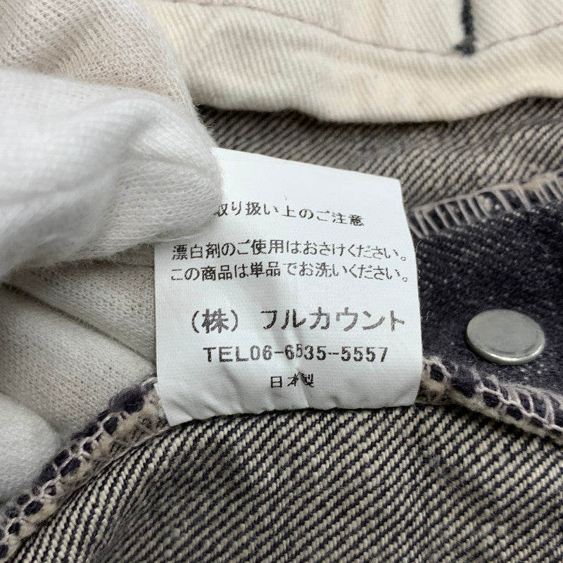 【中古品】【メンズ】 FULLCOUNT フルカウント 1734 STRAIGHT DENIM PANTS ストレート デニム パンツ ボトムス 156-261009-sm-06-izu サイズ：30×34 カラー：グレー 万代Net店