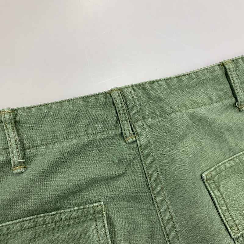 【中古品】【メンズ】 ORSLOW オアスロウ FATIGUE PANTS ファティーグ パンツ デニム ボトムス 156-261009-sm-09-izu サイズ：JPN M カラー：カーキ 万代Net店