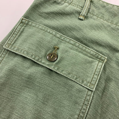 【中古品】【メンズ】 ORSLOW オアスロウ FATIGUE PANTS ファティーグ パンツ デニム ボトムス 156-261009-sm-09-izu サイズ：JPN M カラー：カーキ 万代Net店