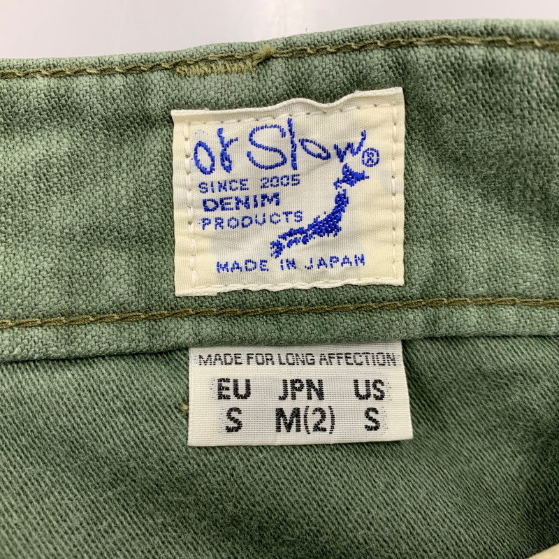 【中古品】【メンズ】 ORSLOW オアスロウ FATIGUE PANTS ファティーグ パンツ デニム ボトムス 156-261009-sm-09-izu サイズ：JPN M カラー：カーキ 万代Net店