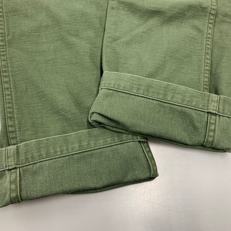【中古品】【メンズ】 ORSLOW オアスロウ FATIGUE PANTS ファティーグ パンツ デニム ボトムス 156-261009-sm-09-izu サイズ：JPN M カラー：カーキ 万代Net店