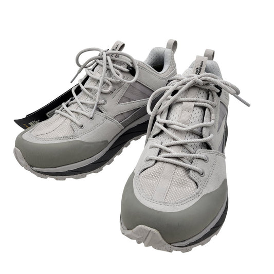 【中古美品】【メンズ】 JACKWOLFSKIN ジャックウルフスキン TERRAQUEST TEXAPORE LOW M 4056401 テラクエスト テキサポール ロー メン トレッキングシューズ スニーカー 靴 162-261008-as-28-izu サイズ：US8 カラー：グレー 万代Net店