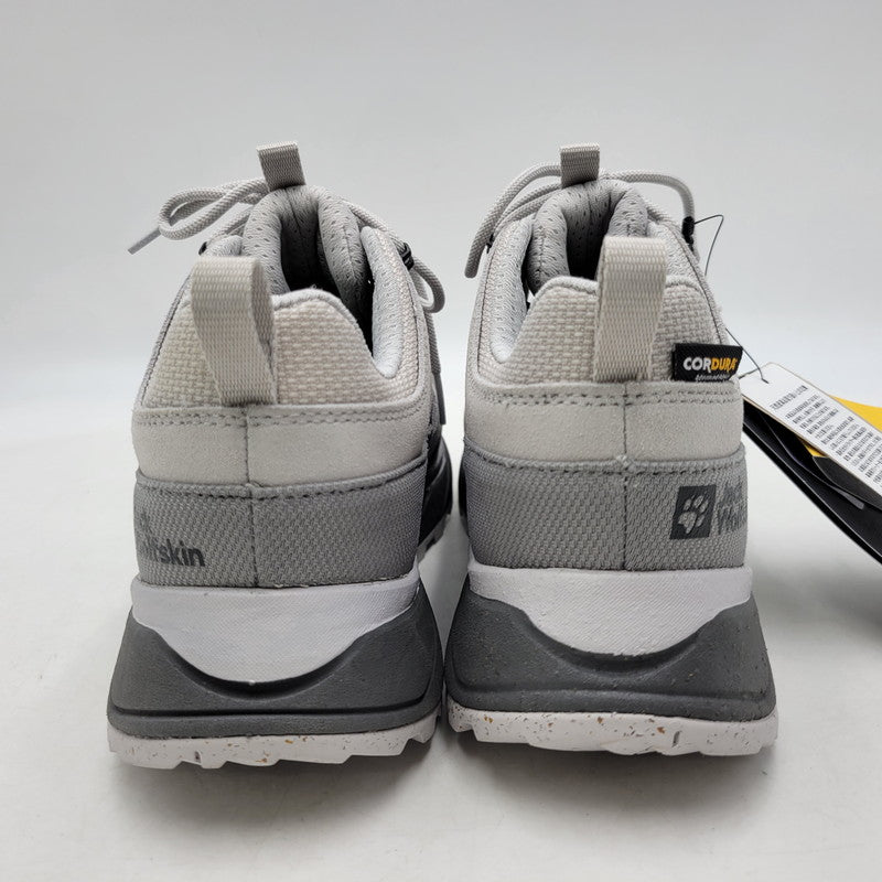 【中古美品】【メンズ】 JACKWOLFSKIN ジャックウルフスキン TERRAQUEST TEXAPORE LOW M 4056401 テラクエスト テキサポール ロー メン トレッキングシューズ スニーカー 靴 162-261008-as-28-izu サイズ：US8 カラー：グレー 万代Net店