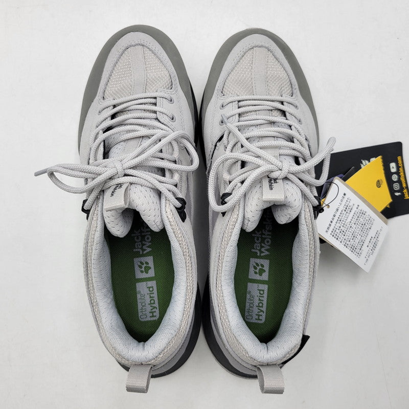 【中古美品】【メンズ】 JACKWOLFSKIN ジャックウルフスキン TERRAQUEST TEXAPORE LOW M 4056401 テラクエスト テキサポール ロー メン トレッキングシューズ スニーカー 靴 162-261008-as-28-izu サイズ：US8 カラー：グレー 万代Net店