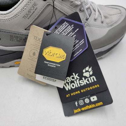 【中古美品】【メンズ】 JACKWOLFSKIN ジャックウルフスキン TERRAQUEST TEXAPORE LOW M 4056401 テラクエスト テキサポール ロー メン トレッキングシューズ スニーカー 靴 162-261008-as-28-izu サイズ：US8 カラー：グレー 万代Net店