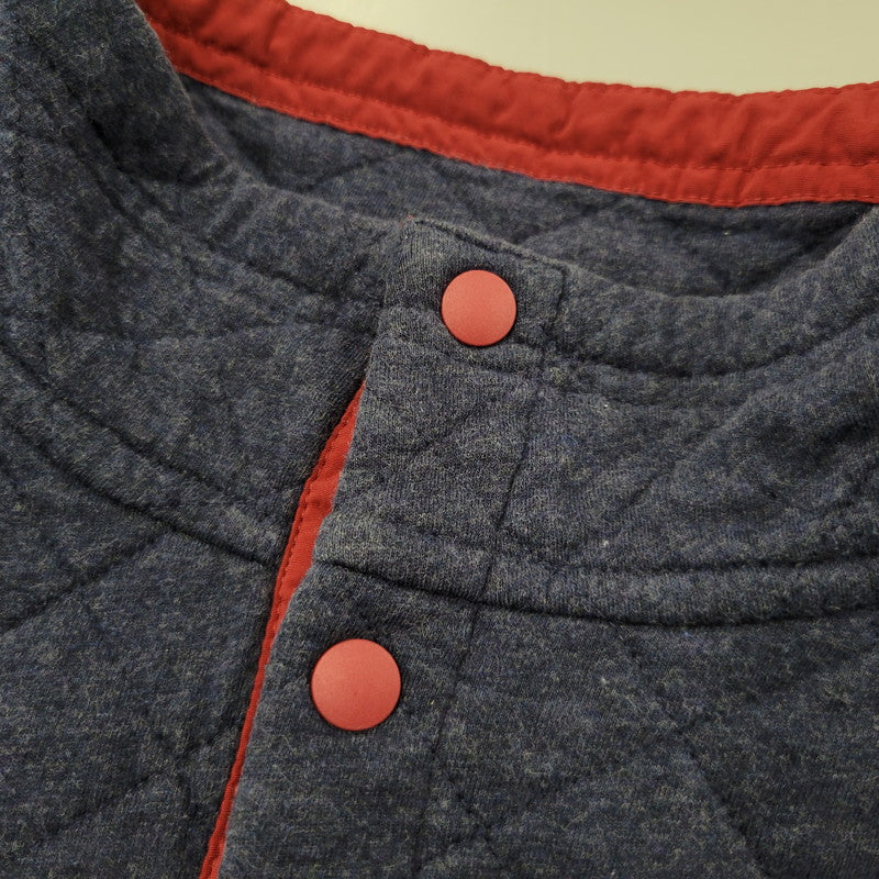 【中古品】【メンズ】 patagonia パタゴニア DIAMOND QUILT SNAP-T PULLOVER 25425FA13 ダイヤモンドキルト スナップT プルオーバー 144-261004-as-05-izu サイズ：L カラー：ネイビー 万代Net店