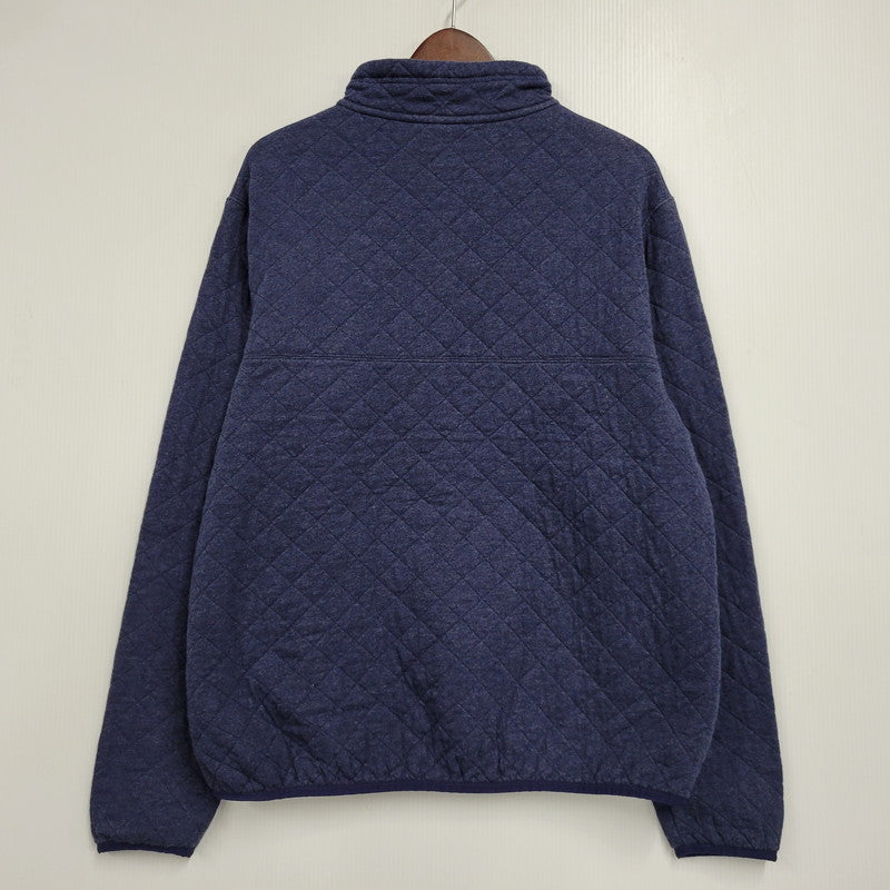 【中古品】【メンズ】 patagonia パタゴニア DIAMOND QUILT SNAP-T PULLOVER 25425FA13 ダイヤモンドキルト スナップT プルオーバー 144-261004-as-05-izu サイズ：L カラー：ネイビー 万代Net店