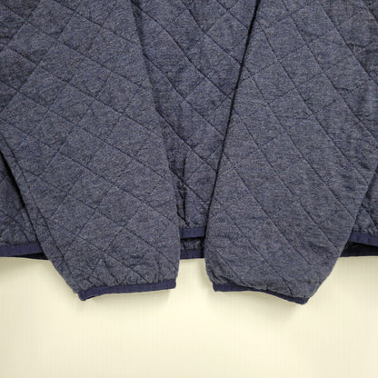 【中古品】【メンズ】 patagonia パタゴニア DIAMOND QUILT SNAP-T PULLOVER 25425FA13 ダイヤモンドキルト スナップT プルオーバー 144-261004-as-05-izu サイズ：L カラー：ネイビー 万代Net店