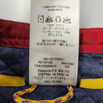 【中古品】【メンズ】 patagonia パタゴニア DIAMOND QUILT SNAP-T PULLOVER 25425FA13 ダイヤモンドキルト スナップT プルオーバー 144-261004-as-05-izu サイズ：L カラー：ネイビー 万代Net店
