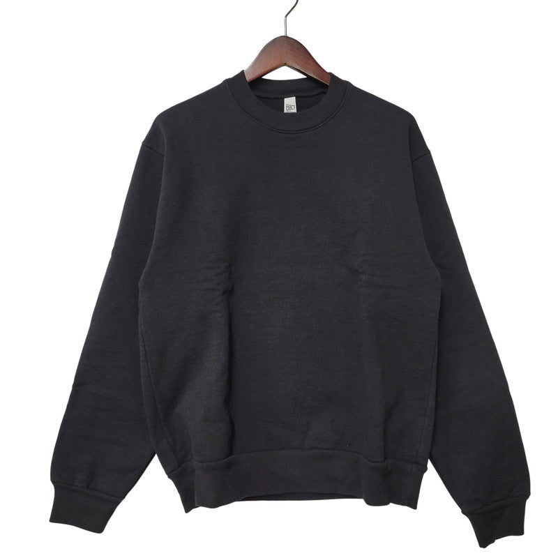 【中古品】【メンズ】 LOS ANGELES APPAREL ロサンゼルスアパレル 14OZ CREWNECK SWEATSHIRT クルーネック スウェット トレーナー 142-261008-as-14-izu サイズ：S カラー：ブラック 万代Net店