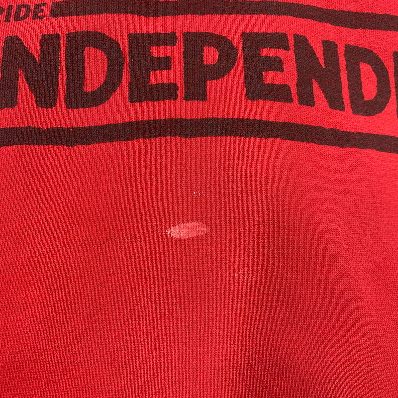 【中古品】【メンズ】 INDEPENDENT インディペンデント NHSタグ SWEAT HOODIE スウェット フーディー トップス 長袖 146-261006-sm-04-izu サイズ：不明 カラー：レッド 万代Net店