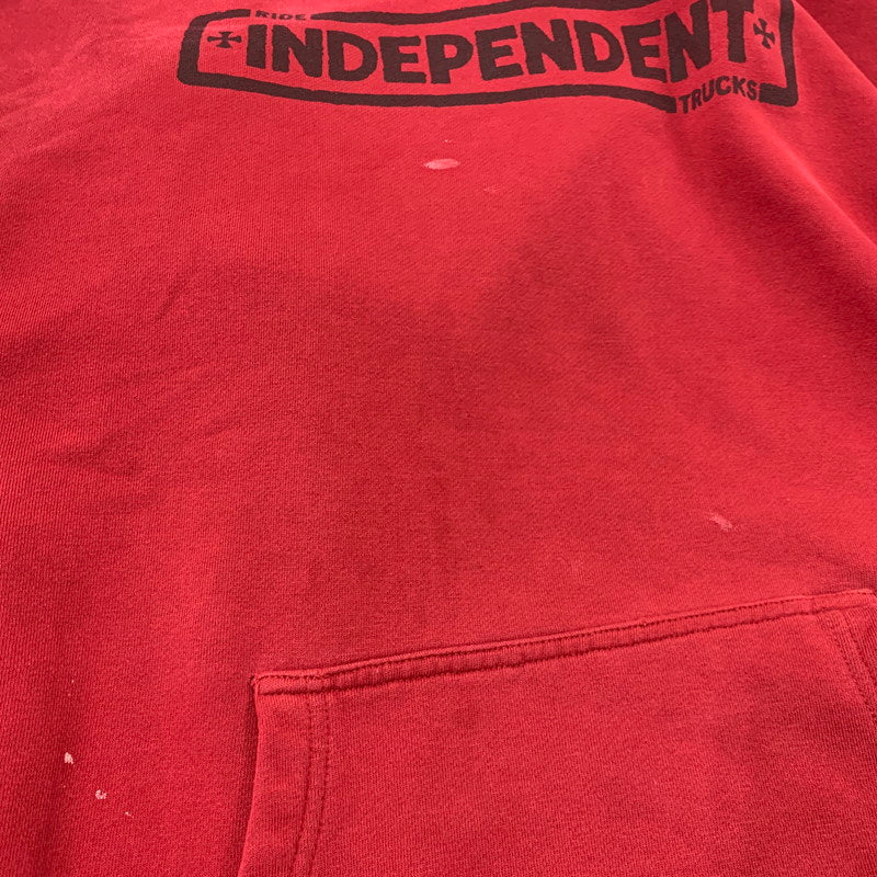 【中古品】【メンズ】 INDEPENDENT インディペンデント NHSタグ SWEAT HOODIE スウェット フーディー トップス 長袖 146-261006-sm-04-izu サイズ：不明 カラー：レッド 万代Net店