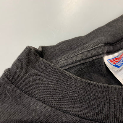 【中古品】【メンズ】 HANES ヘインズ メキシコ製 TEE Tシャツ 半袖 トップス 146-261006-sm-05-izu サイズ：XXL カラー：ブラック 万代Net店