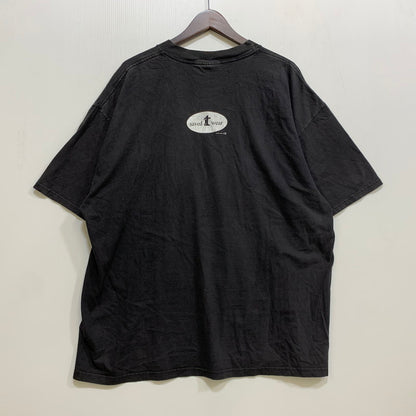 【中古品】【メンズ】 HANES ヘインズ メキシコ製 TEE Tシャツ 半袖 トップス 146-261006-sm-05-izu サイズ：XXL カラー：ブラック 万代Net店