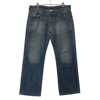 【中古品】【メンズ】 TRUE RELIGION トゥルーレリジョン USA製 BOBBY SUPER T ボビー スーパーT DENIM PANTS デニムパンツ ボトムス 157-261009-sm-04-izu サイズ：42×32 カラー：インディゴ 万代Net店