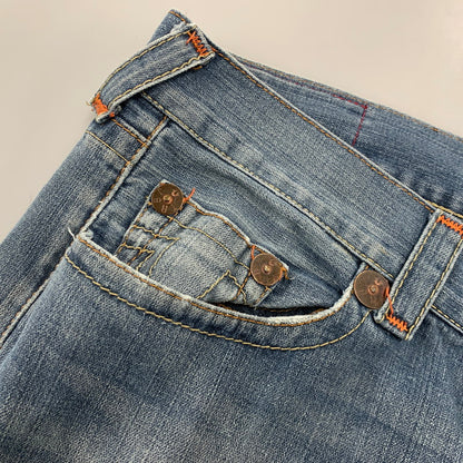 【中古品】【メンズ】 TRUE RELIGION トゥルーレリジョン USA製 BOBBY SUPER T ボビー スーパーT DENIM PANTS デニムパンツ ボトムス 157-261009-sm-04-izu サイズ：42×32 カラー：インディゴ 万代Net店