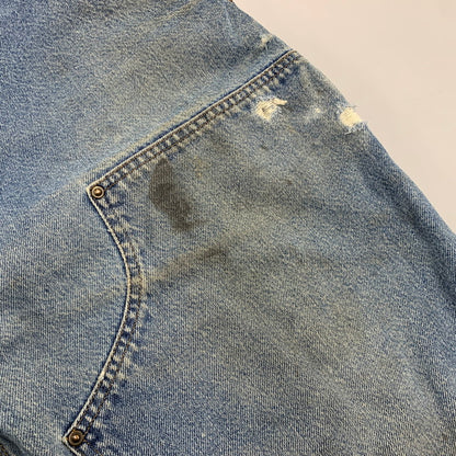 【現状渡し品】【メンズ】 CARHARTT カーハート B73DST USA製 DOUBLE KNEE PAINTER DENIM PANTS ダブルニー ペインター デニムパンツ ボトムス 157-261009-sm-01-izu サイズ：42×30 カラー：インディゴ 万代Net店