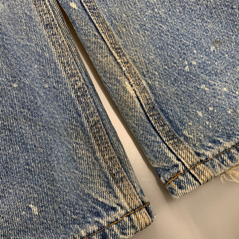【現状渡し品】【メンズ】 CARHARTT カーハート B73DST USA製 DOUBLE KNEE PAINTER DENIM PANTS ダブルニー ペインター デニムパンツ ボトムス 157-261009-sm-01-izu サイズ：42×30 カラー：インディゴ 万代Net店