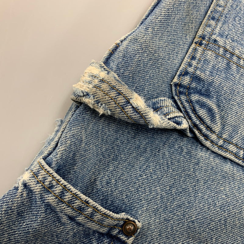 【現状渡し品】【メンズ】 CARHARTT カーハート B73DST USA製 DOUBLE KNEE PAINTER DENIM PANTS ダブルニー ペインター デニムパンツ ボトムス 157-261009-sm-01-izu サイズ：42×30 カラー：インディゴ 万代Net店