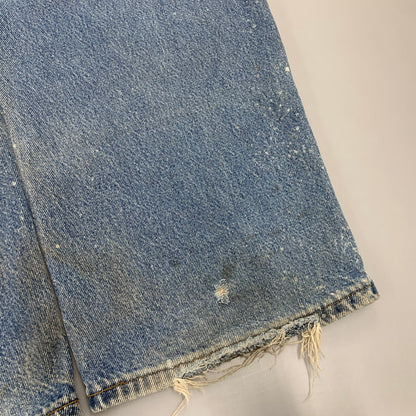 【現状渡し品】【メンズ】 CARHARTT カーハート B73DST USA製 DOUBLE KNEE PAINTER DENIM PANTS ダブルニー ペインター デニムパンツ ボトムス 157-261009-sm-01-izu サイズ：42×30 カラー：インディゴ 万代Net店
