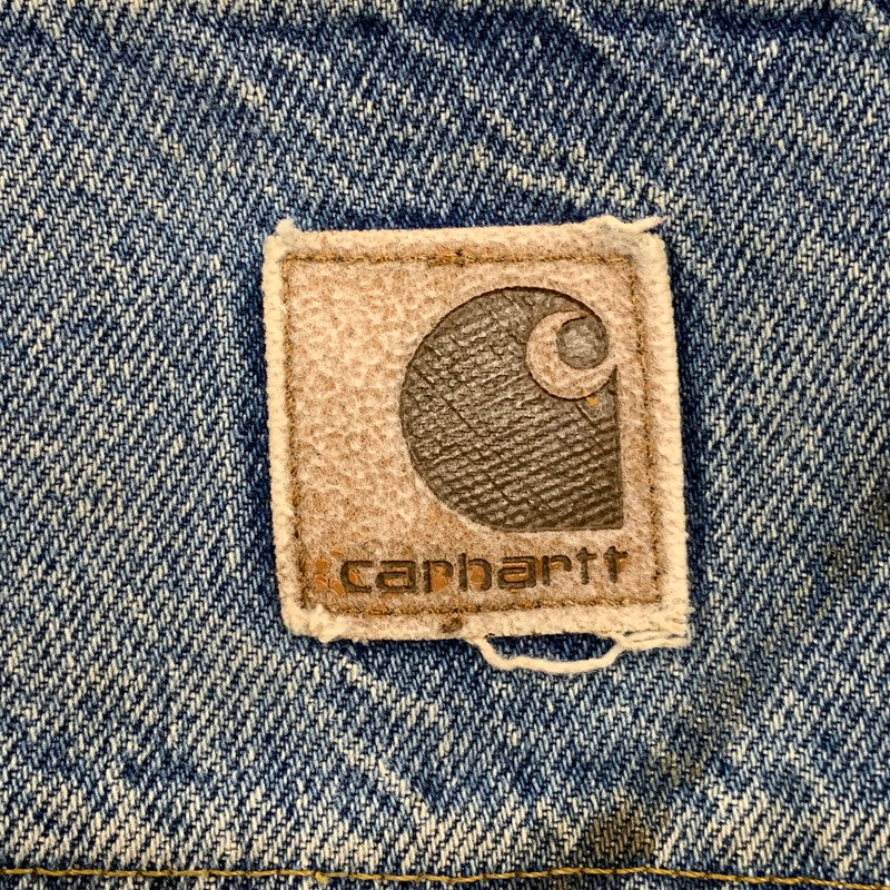 【現状渡し品】【メンズ】 CARHARTT カーハート B73DST USA製 DOUBLE KNEE PAINTER DENIM PANTS ダブルニー ペインター デニムパンツ ボトムス 157-261009-sm-01-izu サイズ：42×30 カラー：インディゴ 万代Net店