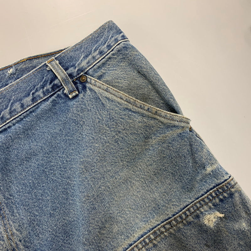 【現状渡し品】【メンズ】 CARHARTT カーハート B73DST USA製 DOUBLE KNEE PAINTER DENIM PANTS ダブルニー ペインター デニムパンツ ボトムス 157-261009-sm-01-izu サイズ：42×30 カラー：インディゴ 万代Net店