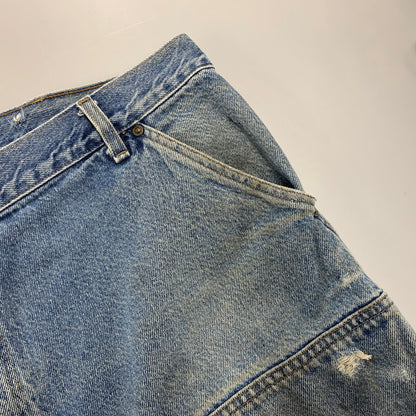 【現状渡し品】【メンズ】 CARHARTT カーハート B73DST USA製 DOUBLE KNEE PAINTER DENIM PANTS ダブルニー ペインター デニムパンツ ボトムス 157-261009-sm-01-izu サイズ：42×30 カラー：インディゴ 万代Net店