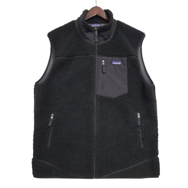 【中古品】【メンズ】 patagonia パタゴニア CLASSIC RETRO-X VEST 23048FA19 クラシックレトロX ベスト 144-261004-as-04-izu サイズ：XXL カラー：ブラック 万代Net店