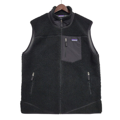 【中古品】【メンズ】 patagonia パタゴニア CLASSIC RETRO-X VEST 23048FA19 クラシックレトロX ベスト 144-261004-as-04-izu サイズ：XXL カラー：ブラック 万代Net店