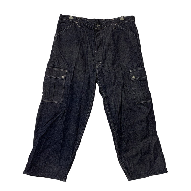 【中古品】【メンズ】 EVISU エヴィス KAMOME DENIM CARGO PANTS カモメ デニム カーゴパンツ 156-261009-sm-07-honh サイズ：42 カラー：ブラック 万代Net店