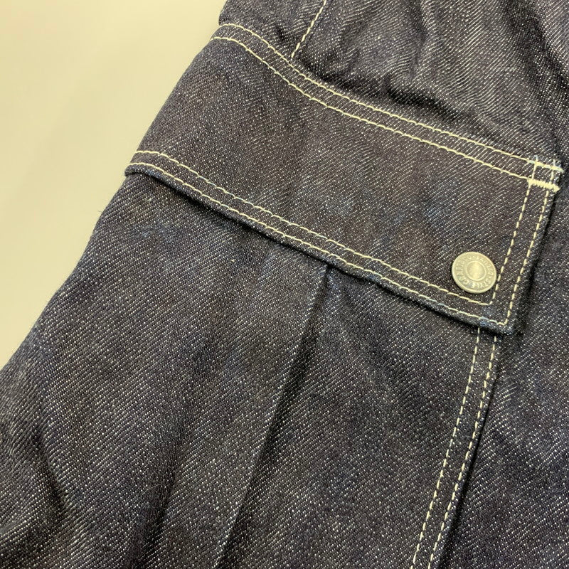 【中古品】【メンズ】 EVISU エヴィス KAMOME DENIM CARGO PANTS カモメ デニム カーゴパンツ 156-261009-sm-07-honh サイズ：42 カラー：ブラック 万代Net店