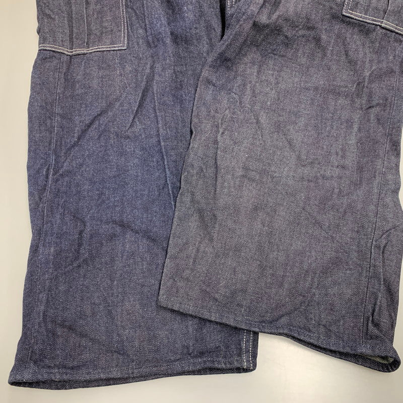 【中古品】【メンズ】 EVISU エヴィス KAMOME DENIM CARGO PANTS カモメ デニム カーゴパンツ 156-261009-sm-07-honh サイズ：42 カラー：ブラック 万代Net店