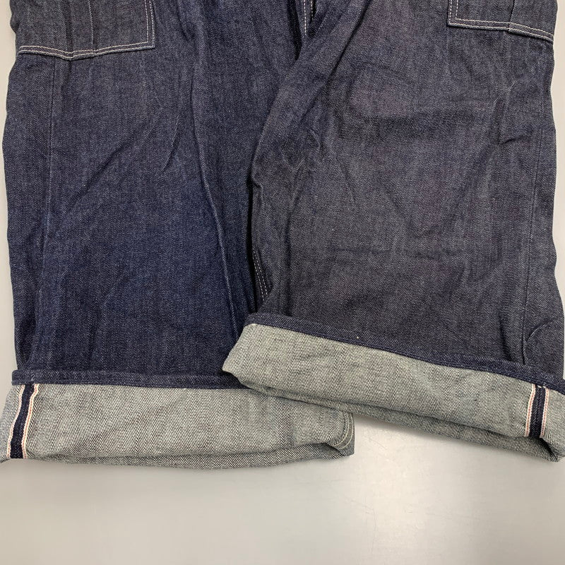 【中古品】【メンズ】 EVISU エヴィス KAMOME DENIM CARGO PANTS カモメ デニム カーゴパンツ 156-261009-sm-07-honh サイズ：42 カラー：ブラック 万代Net店