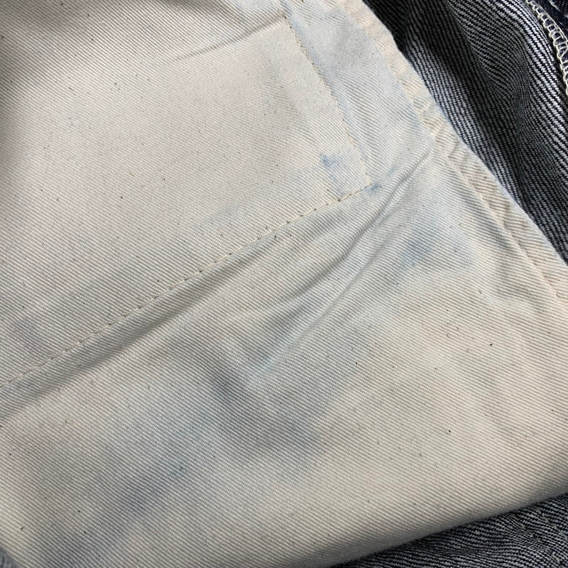 【中古品】【メンズ】 EVISU エヴィス KAMOME DENIM CARGO PANTS カモメ デニム カーゴパンツ 156-261009-sm-07-honh サイズ：42 カラー：ブラック 万代Net店