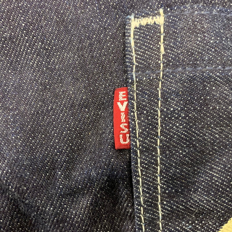 【中古品】【メンズ】 EVISU エヴィス KAMOME DENIM CARGO PANTS カモメ デニム カーゴパンツ 156-261009-sm-07-honh サイズ：42 カラー：ブラック 万代Net店