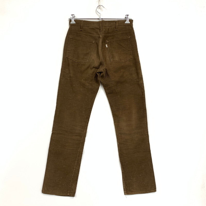 【中古品】【メンズ】 LEVI'S リーバイス 519-1529 刻印10 77年製 42TALON タロン 70’S 519 CORDUROY PANTS コーデュロイ パンツ ズボン ボトムス 157-261006-ya-01-izu サイズ：31×32 カラー：ブラウン 万代Net店